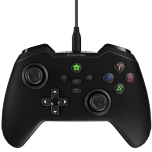 Genesis Gamepad MANGAN 300 (PC/SWITCH/HANDY) kabelgebunden schwarz