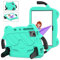 Nikaque Funda para tablet Lenovo Xiaoxin Pad (2024)/M11 (2024)/Tab P11 J606F/P11Plus TB-J607F de 11 pulgadas apta para niños, duradera y ligera EVA a prueba de golpes, funda protectora con asa, verde