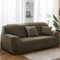 Sofaschoner Braun Sofaüberwurf Weich Spandex Sofaschoner rutschfest Couch Überwurf Waschbare Sofa Überzug Sofabezug mit Elastischen Riemen Sofabezug L Form Universelle 1 Sitzer