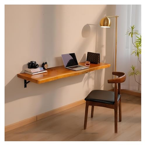 PQPQLI Klappschreibtisch klappbarer wandtisch, wandklapptisch nimmt keinen Platz EIN, wandtisch aus massivem Holz, klapptisch Wand für Home Office Garage Garten waschküche(80 * 45cm)