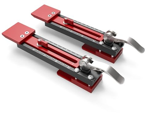 SZYDD Montagewerkzeuge für Wandpaneele, Aluminium, Rot + Schwarz