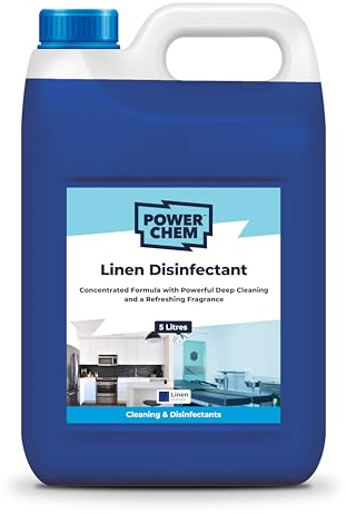 Disinfectant Concentrate Liquid - Multi Surface All Purpose - Antibacterial - Antiviral - EN1276 | Use in Kennels, Toilets, Kitchen, Office, Astro Turf & Many More Other Surfaces (5L, Linen)