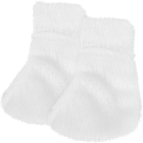 ibasenice 1 Paar Mini-socken Für Puppen, Puppenkleidung Und Zubehör Für Puppenhaus-Dekoration Und DIY-Puppen-anziehsachen. Niedliche Kleine Socken Für Puppen