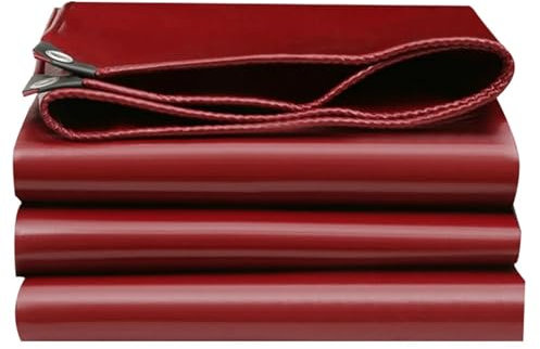 LIZHAYG Bache De Protection Exterieur Bâche imperméable en Toile PVC Robuste, Tente de Camping en Plein air, Pergola, abri Solaire, Camion résistant aux UV(1.9x4.9m)