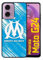 Générique Coque pour Motorola Moto g24 - Marseille Foot Om - Silicone - Noir