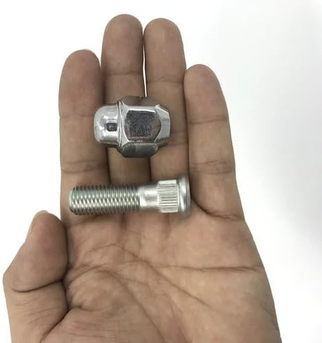 Radschrauben,Radbolzen 2 STÜCKE Autoreifenschrauben Nabenbolzen Radmuttern Passend for Kia K2 K3 K4 K5 Passend for Hyundai Zubehör