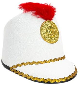 Marching Band Hut - Nussknacker Kostüm Hut - Rollenspiel Kostüm für Reise Zeremonie Schule Urlaub Halloween Bühnenaufführung Herbst