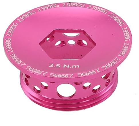 1 perno de fijación de manivela M20 para biela HollowTech II HTII, fija tu manivela de forma segura con diseño mecanizado CNC de precisión (rosa)