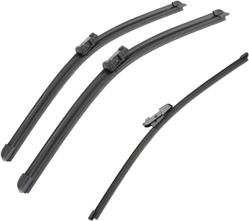 XINGWANGDYSI Frontwischerblatt für VW für Passat B8 Kombi 2015-2020 26 + 18 + 14 Windschutzscheibe vorne hinten Wischerblätter Bürsten