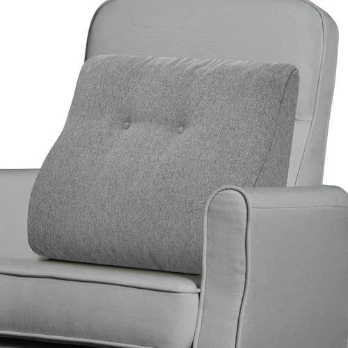GOFORIT Ergonomisches Rückenkissen für Sofa & Sessel - Zweilagiges Memory-Schaum Lendenkissen mit festem Halt - Formstabiles Lendenwirbelkissen für langes Sitzen, Waschbarer Bezug, für Bett & Couch