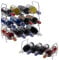 URBNLIVING 3 Tier Stacking Chrome Wine Rack - 12 Bottles