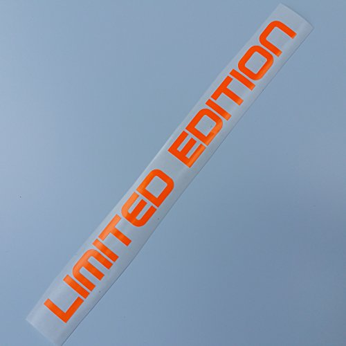 Folien-Zentrum - Limited Edition Neon Orange 20 x 1,5 cm - hochwertiger Aufkleber Auto Tuning - OEM & JDM Auto Sticker - Lustige Aufkleber für Auto - Stickerbomb - Autoaufkleber - Made in Germany
