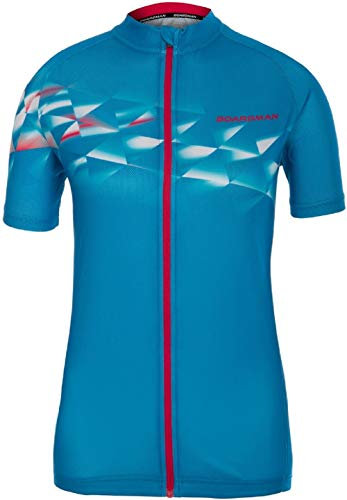 Boardman Womens Short Sleeve Jersey - Teal GEO