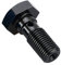 Aluminum Single Eye Banjo Bolt M10 x 1.25 Thread Length 20MM Fuel Oil Pump Bolt with M10 Washers for banjo fitting, Black