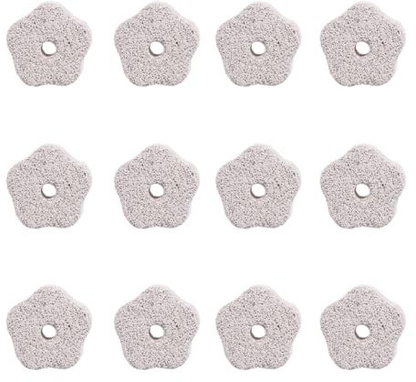 balacoo 12 Stück Mineralstein Für Hamster Und Kaninchen Pet Chew Stone Mit Loch Natürlicher Zahnschleifer Für Nagerzubehör Zur Zahnpflege Und Nährstoffversorgung