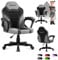 huzaro Ranger 1.0 Gaming Stuhl für Kinder Bürostuhl Gamer Chair Schreibtischstuhl ergonomisches modernes Design Armlehnen Sitzhöhenverstellung Gummiräder Grau