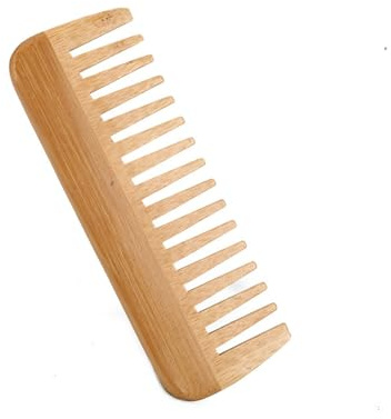 Wide-Tooth Comb bamboo,Large Hair Detangling Comb Wide Tooth Comb, No Handle Detangler Comb Styling Shampoo Comb,Quality Wooden Curls Comb,Wooden Hair Comb Wide Tooth Wood Anti Static for Long Hair