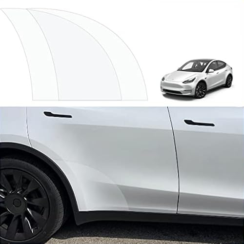 AOSKonology Für Tesla Model Y 8,5 mil Dicke transparente Lackschutzfolie PPF Radschutz Steinschutz(Model Y-8,5mil)