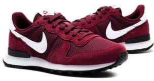 NIKE Internationalist DR7886 Damen Mode Sneakers Sneaker Schuhe (Dark Beetroot/White-Black-Pure Platinum 600), Dunkles Rote Beete, Weiß, Schwarz, reines Platin, 38 EU