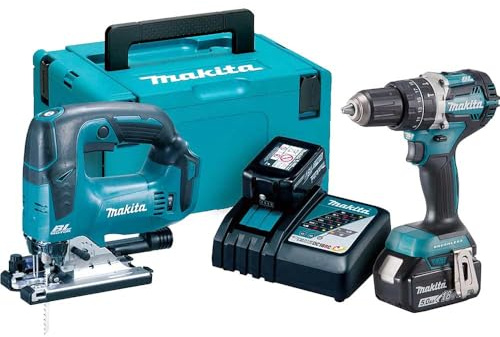 Makita DLX2202TJ1 18V Li-ion LXT 50th Anniversary 2 Piece Combo Kit Supplied in a Makpac Case