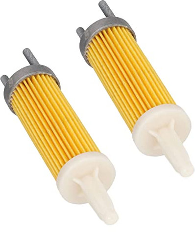 2 Pezzi Filtro Carburante Generatore per 186F 188F 190F 192F, Ferro di Plastica Raffreddato Ad Aria Generatore Filtro Cartuccia Carburante Accessori Generatore
