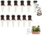 12 Piezas Auto Riego Sistema, Riego por Goteo Automático Kit, Sistema de riego automático de Plantas, Dispensador de Agua para Plantas y Flores de Interior Exterior