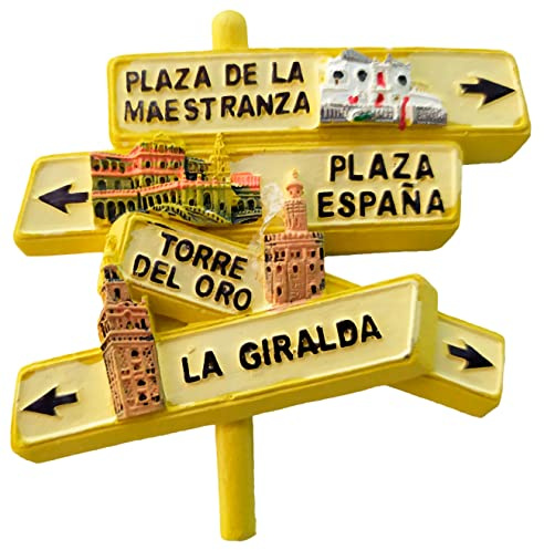 Magnet aus Kunstharz, Sevilla, Adresse