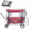 Regenklare Wasserabdeckung für Push-Pull-Faltwagen, wasserdicht, Schnee und Wind, kreatives Outdoor-Zubehör