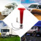 FARBIN Klaxon à Air Sifflet 12V-24V Klaxon de Sifflet à Pression Universel 120db Sifflet Turc Rouge Pour Voiture Train Camion Tracteur Moto