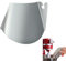 Oudizz Filling aid funnel stainless steel for Kitchen Aid stainless steel mixing bowl - Stainless steel funnel pasta attachment accessory set for Kitchen Aid baking accessories