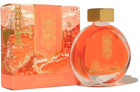 Ferris Wheel Press Fountain Pen Ink, Everyday Ink Collection, Warm Orange-Red 38ml