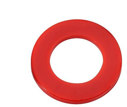 20 Stück 10mm×25mm×2mm Rot Unterlegscheiben aus Kunststoff, Unterlegscheiben aus Nylon