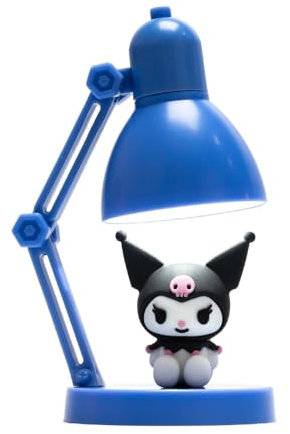 Blue Sky Studios Mini lámpara de Hello Kitty con figura de juguete, decoración de escritorio Kawaii, bonito regalo coleccionable, Kuromi