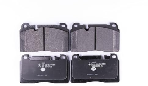 HELLA 8DB 355 021-331 Bremsbeläge - für Verschleißwarnanzeige vorbereitet | Kompatibel mit: AUDI Q5, Q5 Van