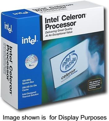 Intel Celeron 1100 Box Tualatin CPU CELERON 1100MHz Sock. 370 Fcpga2 100FSB 256KB + Cooler
