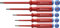 PB Swiss Tools Torx Elektriker VDE Schraubendreher Set PB 5549, 5-tlg. (T9/T10/T15/T20/T25) | 100% Swiss Made | vollisoliert bis 1000V