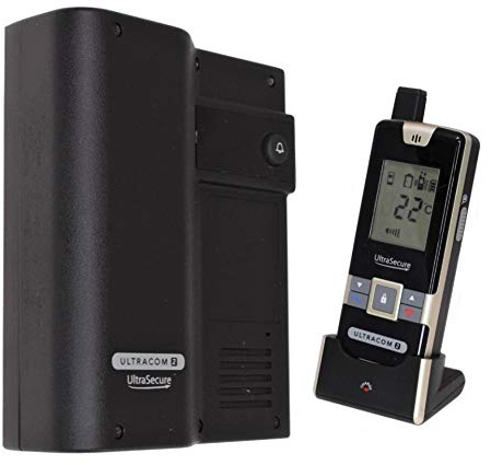 UltraCom2 - Wireless Gate & Door Intercom (Black)