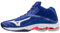 Mizuno Wave Lightning Z6 Mid Volleyballschuhe Unisex Erwachsene Unisex, Mehrfarbig - Mehrfarbig (Reflex Blue C White Divapink) - Größe: 40 EU