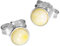 Ohrstecker - Classic 5 mm gelber - Silber 925/000 - Bernstein