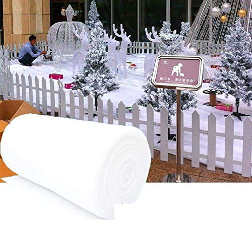 LICHENGTAI Weihnachten Schneedecken, Weihnachtsdeko Schneedecke, Künstliche Schnee Decken für Weihnacht Dorf Hintergrund Dekorationen, Schnee Matte Schneeteppich Dekorationen