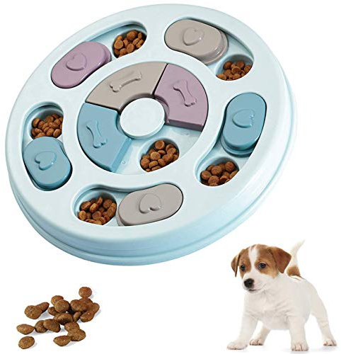 Flow fire Dog Puzzle Toy, Interactive Dog Slow Feeder for Boredom Enrichment Stimulation IQ Training