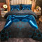 NTBED Game Console Comforter Parure de lit en Microfibre légère pour garçons et Filles Motif géométrique 3D Bleu Queen