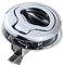Prmape 1-10 mm Pull Lock Möbelschlosser Möbelgriff Schloss Zinklegierung rund für Camping Boot Wohnwagen Flush Hatch Locker Cabinet Pull Lift Hatch Fallenschloss
