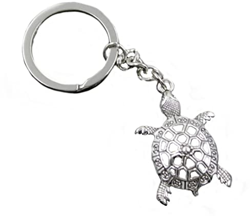 Familienkalender Schildkröte Schlüsselanhänger Metall Leuchtturm | Seepferd | Muschel | Fisch | Herz | Papa | Eltern | Meer | Ozean | Liebe | Geschenk | Maritim
