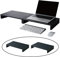 LIHIT LAB WA7500-2P-24 Monitorständer aus Stahl für Laptop/Computer/Schreibtisch, 39,9 x 24,9 x 6,6 cm, Anthrazit, 2 Stück