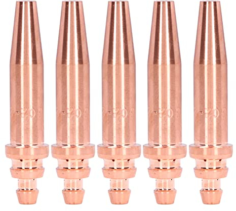 5 pièces embouts de coupe d'acétylène, embouts de soudage au gaz de buse de torche de coupe accessoires consommables pour Machine intégrée 2# G02-2