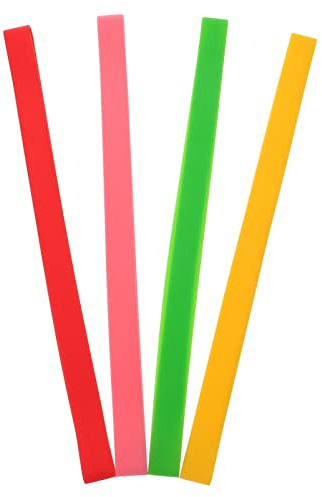 TOPBATHY 4 Stück Silikon Strandkorbband, Strandkorb Handtuchriemen, Strandhandtuchhalter, Handtuchclips, elastische Stuhlclips für Handtuch, Strandhaar, Kreuzfahrtstühle, Handtuchriemen, Strandzubehör