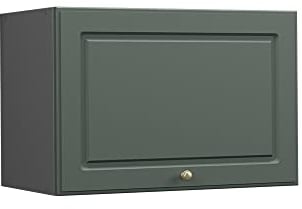 Vicco Hängeschrank Fame-Line, Grün-Gold Landhaus/Anthrazit, 60 cm Flach