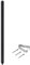 Galaxy Z Fold 5 S Pen Stylet pour Samsung Galaxy Z Fold 5 Stylet S Pen avec pointes de rechange (Noir)