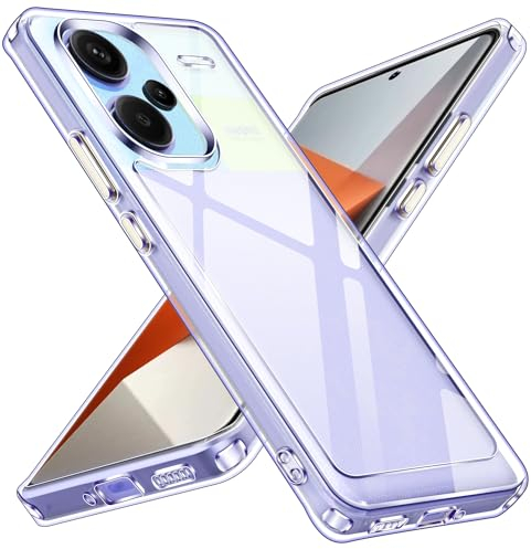 ivoler Anti-Amarillo Clara Funda para Xiaomi Redmi Note 13 Pro Plus 5G (No para Note 13 Pro 5G), [Protección Militar] Carcasa Bumper Teléfono Antigolpes Transparente Anti-arañazos Silicona Duro Case